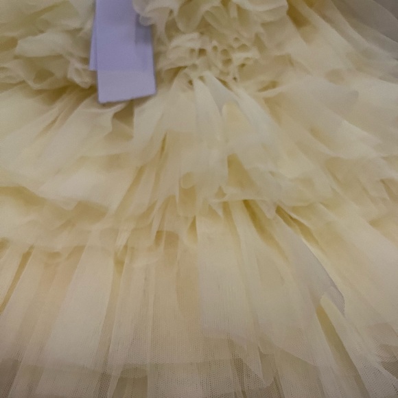 **SOLD** NWT Teen Idol Yellow Tulle Dress SM - Picture 9 of 14